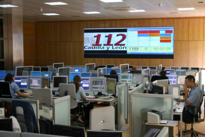 Oficina central del sistema 112 Castilla y León. DL