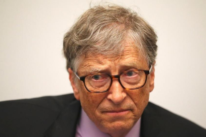 Bill Gates, este jueves en Londres.