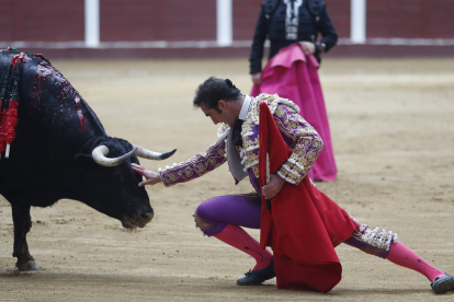 David Fandila, El Fandi, en una de sus actuaciones en León, en 2019. JESÚS F. SALVADORES