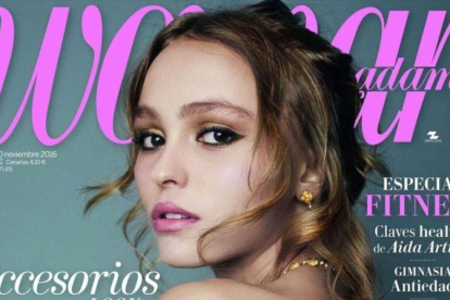 La hija de Johnny Depp, portada de la revista 'Woman MF'.