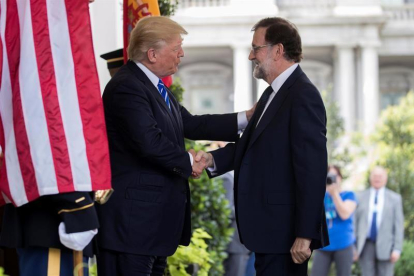 Trump se reune con Rajoy en la Casa Blanca