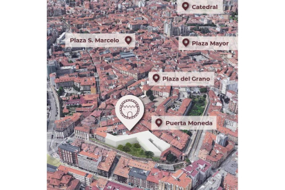 Imagen que muestra la exclusiva disposición del Residencial Puerta Moneda. DL