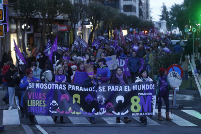 La manifestación organizada por la Comisión 8-M. FERNANDO OTERO