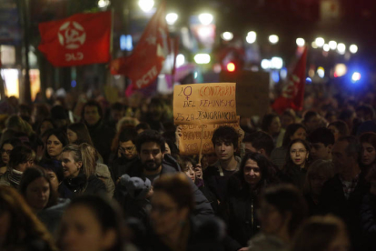 La manifestación organizada por la Comisión 8-M. FERNANDO OTERO