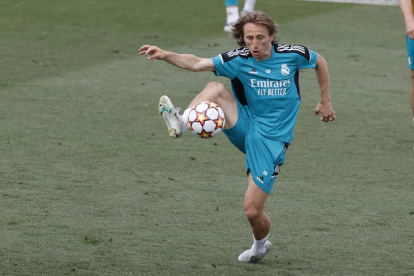 Luka Módric jugará una nueva final con la camiseta del Real Madrid. JUAN CARLOS HIDALGO