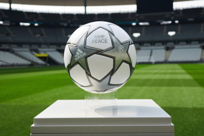 Imagen del balón con el que se disputará la final el próximo sábado. ADIDAS