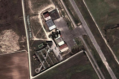 El aeródromo de Fuentemilanos, en Segovia.