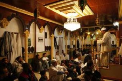Interior de la mezquita del Crucero donde se reunirán para celebrar el Ramadán.