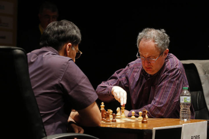 Final del Magistral de ajedrez. F. Otero Perandones.
