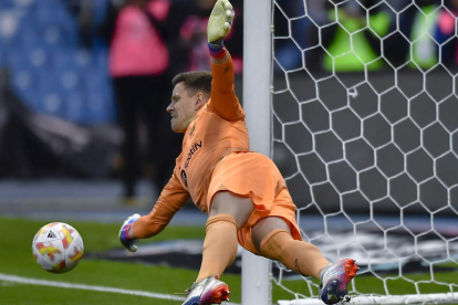 El partido de Ter Stegen frente al Betis en semifinales fue el de un jugador que sabe que está en el mejor momento de su carrera. STR