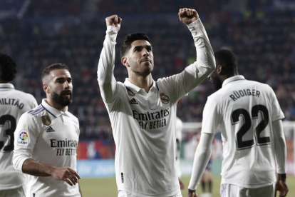 Asensio cerró el triunfo para el Real Madrid con su gol en el minuto 92 del encuentro. DIGES