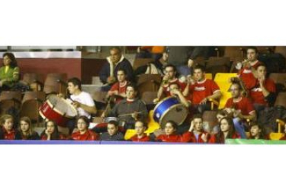 Dara, la expivote del Cleba, celebra la victoria de su equipo.