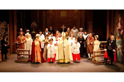Una escena de 'Tosca', una de las óperas más famosas de Puccini, que esta noche llega al Auditorio Ciudad de León.