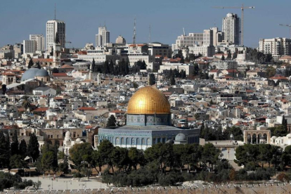 Vista de Jerusalén, fotografiada el 1 de diciembre