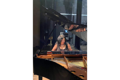 Raquel del Val, prestigiosa pianista leonesa. DL