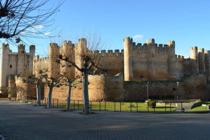 Vista panorámica del Castillo de Valencia de Don Juan, principal símbolo de la localidad coyantina.