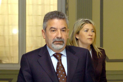 Xesús Palmou, en tiempos de conselleiro de Xustiza. S. BARRENECHEA