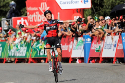 Alessandro de Marchi entra vencedor en la 11ª etapa de la Vuelta.