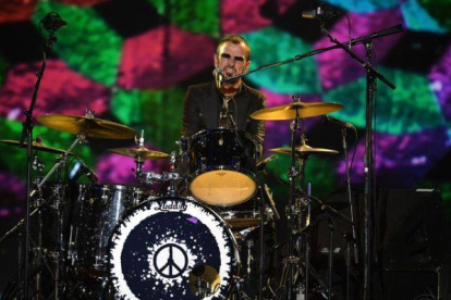 Ringo Starr, en una actuación en Los Ángeles, en enero del 2014.