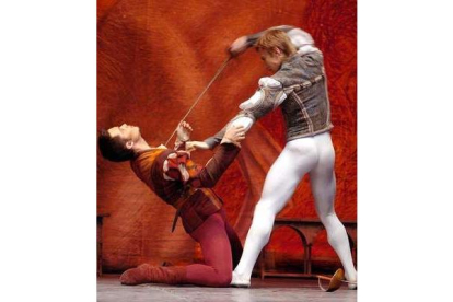 Una escena del ballet Romeo y Julieta