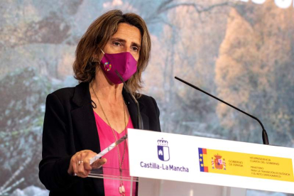 La vicepresidenta para la Transición Ecológica y Reto Demográfico, Teresa Ribera. ISMAEL HERRERA