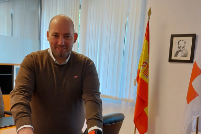 Daniel Hernández de la Fuente, nuevo presidente de Cruz Roja en León. DL