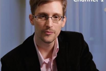 Snowden, en una entrevista reciente a una cadena británica.