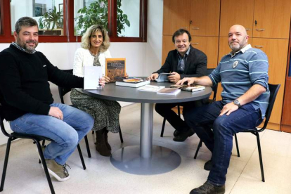 David Aller, Nieves Fernández, José Manuel Trabado y Juan Luis Hernansanz. DL