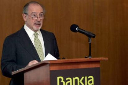 Rodrigo Rato, ayer en Valladolid.