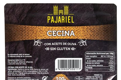 Cecina de la marca Pajariel. DL