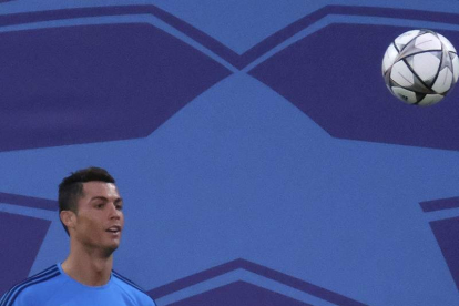 Cristiano Ronaldo volverá a ser la baza ofensiva madridista ante los alemanes. PETER STEFFEN