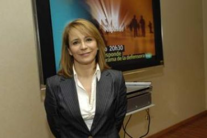 La presentadora Elena Sánchez lleva más de veinte años trabajando para Televisión Española