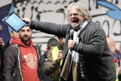 El líder del Movimiento 5 Estrellas (M5E), Beppe Grillo, en una imagen de archivo.