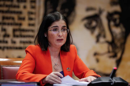 La hasta ahora ministra de Política Territorial y Función Pública, Carolina Darias, relevará a Salvador Illa al frente del Ministerio Sanidad. EMILIO NARANJO