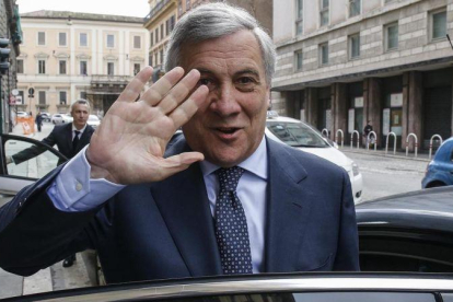 Antonio Tajani, en Roma, el viernes 2 de marzo del 2018.