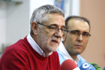 Agustín Prieto y Manuel Mayo, en la rueda de prensa.