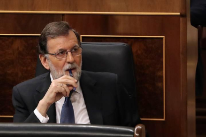 El presidente del Gobierno, Mariano Rajoy