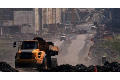 Imagen de una de las zonas de las obras del Canal de Panamá