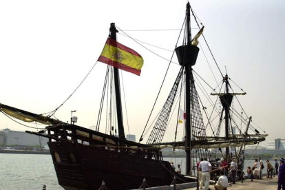 Réplica de la nave Victoria, en una foto de archivo. DAVID COLL