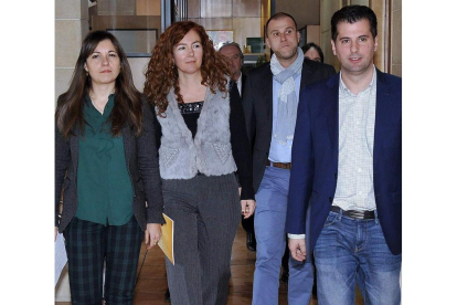 Tudanca, con los representantes de los autónomos.