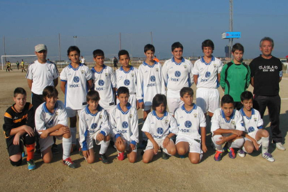 Formación del equipo del Santa Marta que milita en la 1.ª División Provincial Infantil.
