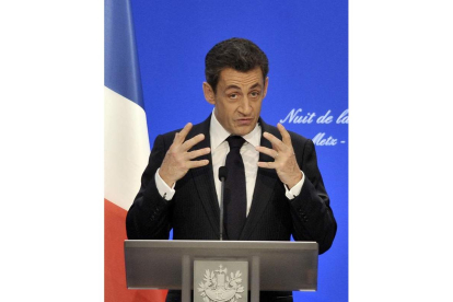 El presidente francés, Nicolas Sarkozy, en una foto de archivo.