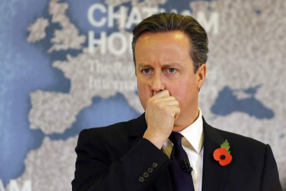 Cameron ofrece un discurso sobre la reforma de la UE.