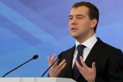 El presidente de Rusia, Dmitry Medvedev.