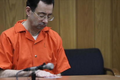 Larry Nassar, durante el último juicio.