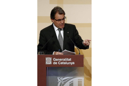El presidente de la Generalitat, Artur Mas.