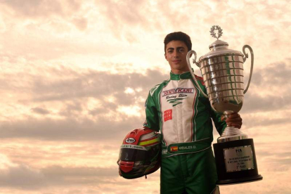 David Vidales se proclamaba hace unas fechas subcampeón del mundo de karting en la categoría OK. DL