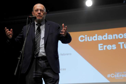 Igea interviene ayer durante el encuentro con candidatos de #CsEresTú en Madrid.
