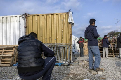 El campo de refugiados de Moria, en la isla de Lesbos (Grecia), el pasado febrero