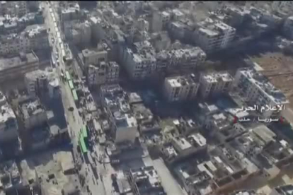 Vista aérea de Alepo